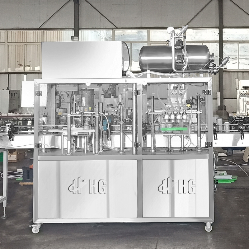 Small drink beer can filling machine beer canning line project