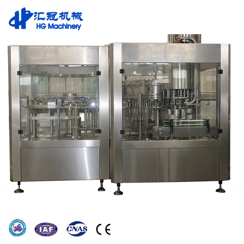 Automatic beer bottle rinsing filling capping machine beer bottling line