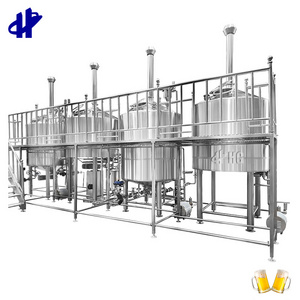 Brewery plant 2000L alcohol beer brewing production equipment 500l brew kettle to manufacture craft beer for sale