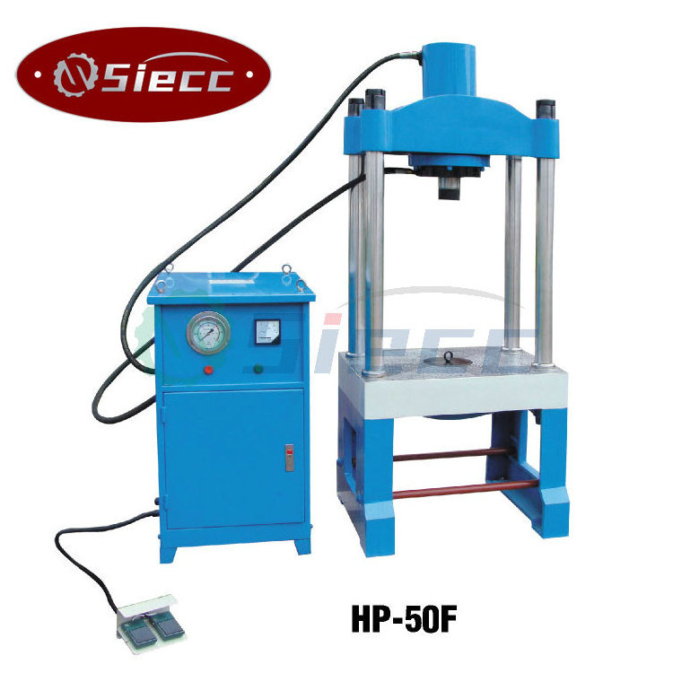 SIECCTECH Manual Hydraulic Metal Stamping Press Machine