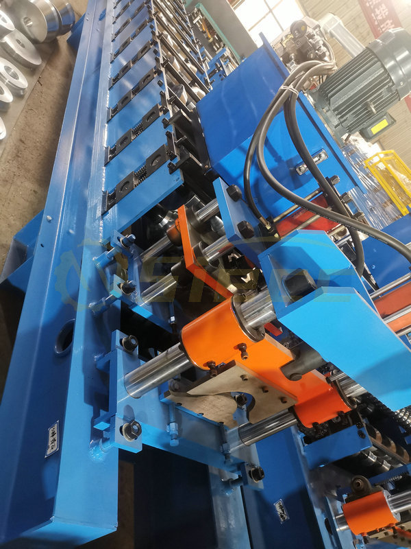 Aluminium steel flashing roll former metal roof trim edge roll forming machine popular design v angle roof drip edge machine