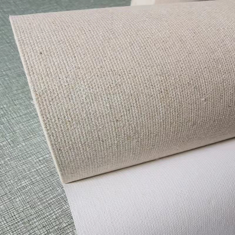 Wholesale Artist Flax Linen Oil Painting Stretched Canvas Roll For Drawing Board