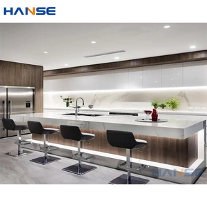 Modern high gloss white kitchen island cabinet sets furniture australian apartment house glossy kitchen cabinet designs