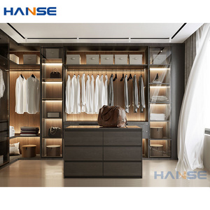 Luxury modern closets wardrobes island cabinets design custom bedroom walking wardrobe closet system set with drawers