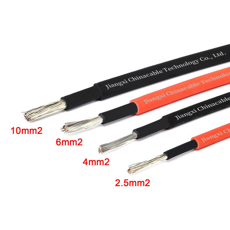 Wholesale halogen free leader XLPE Solar Cable Insulation PV1-F 1.5mm 2.5mm 4mm 16mm 25mm 35mm Solar Cable 6mm2 10mm2