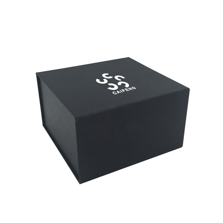 Custom collapsible foldable black baseball cap box,hat packaging