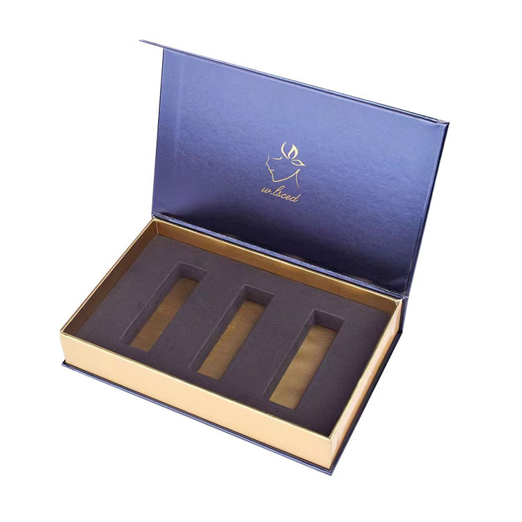 High Quality Solid Box Different  Grids Book Type Box Gift Packaging