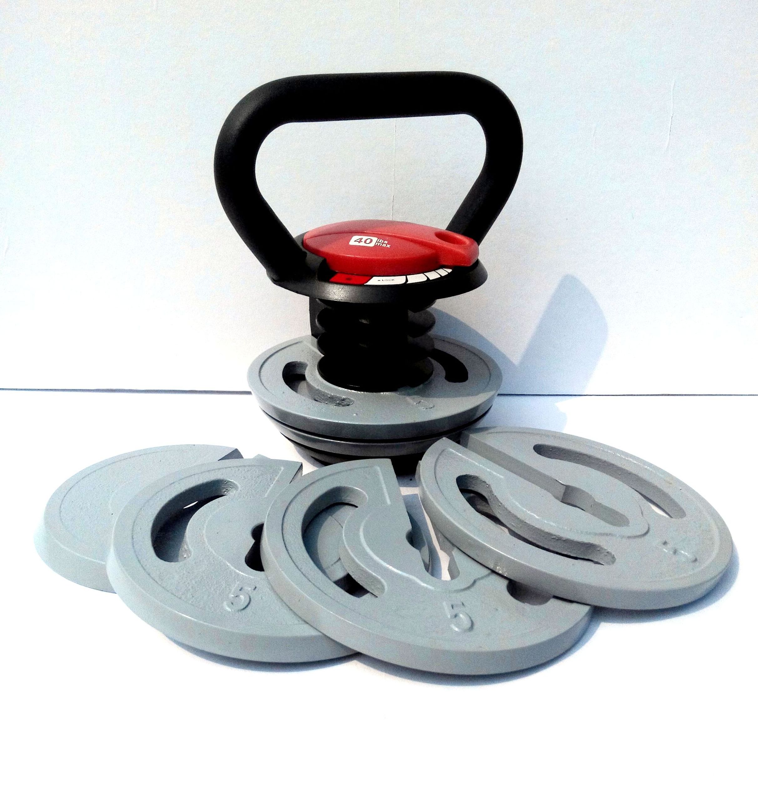 Adjustable Kettlebell Sets Cast Iron 10lb 15lb 20lb 25lb 30lb 35lb 40 lb Kettlebells free weights