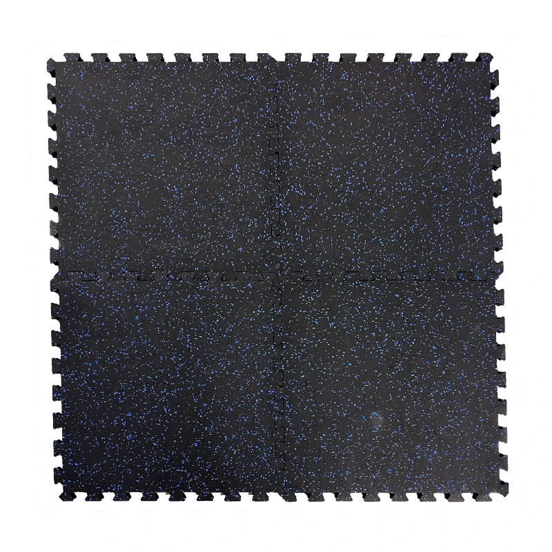 Rizhao Fujian Sports Interlocking High Quality Composited Rubber Floor Tiles/EPDM Rubber Gym Floor Rolls/15/20/25/30/40/50mm