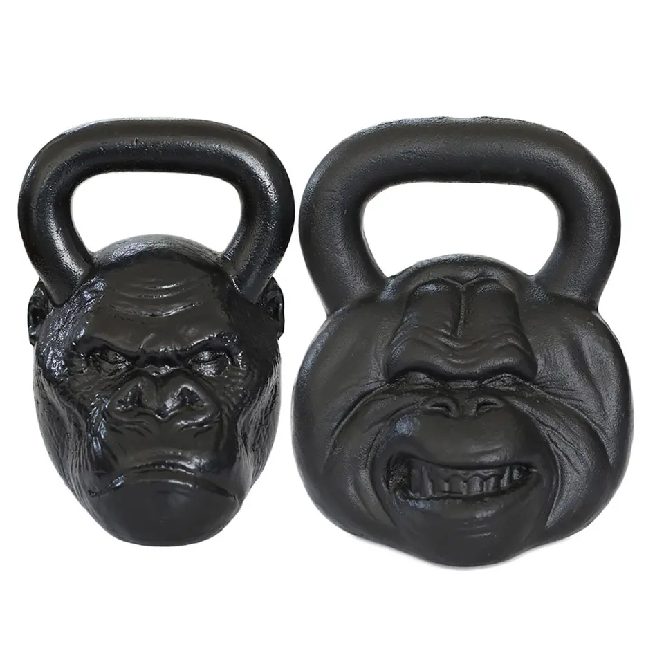 Gym Home Use Fitness Equipment  Cast Iron 54LB Monkey Head Kettlebells