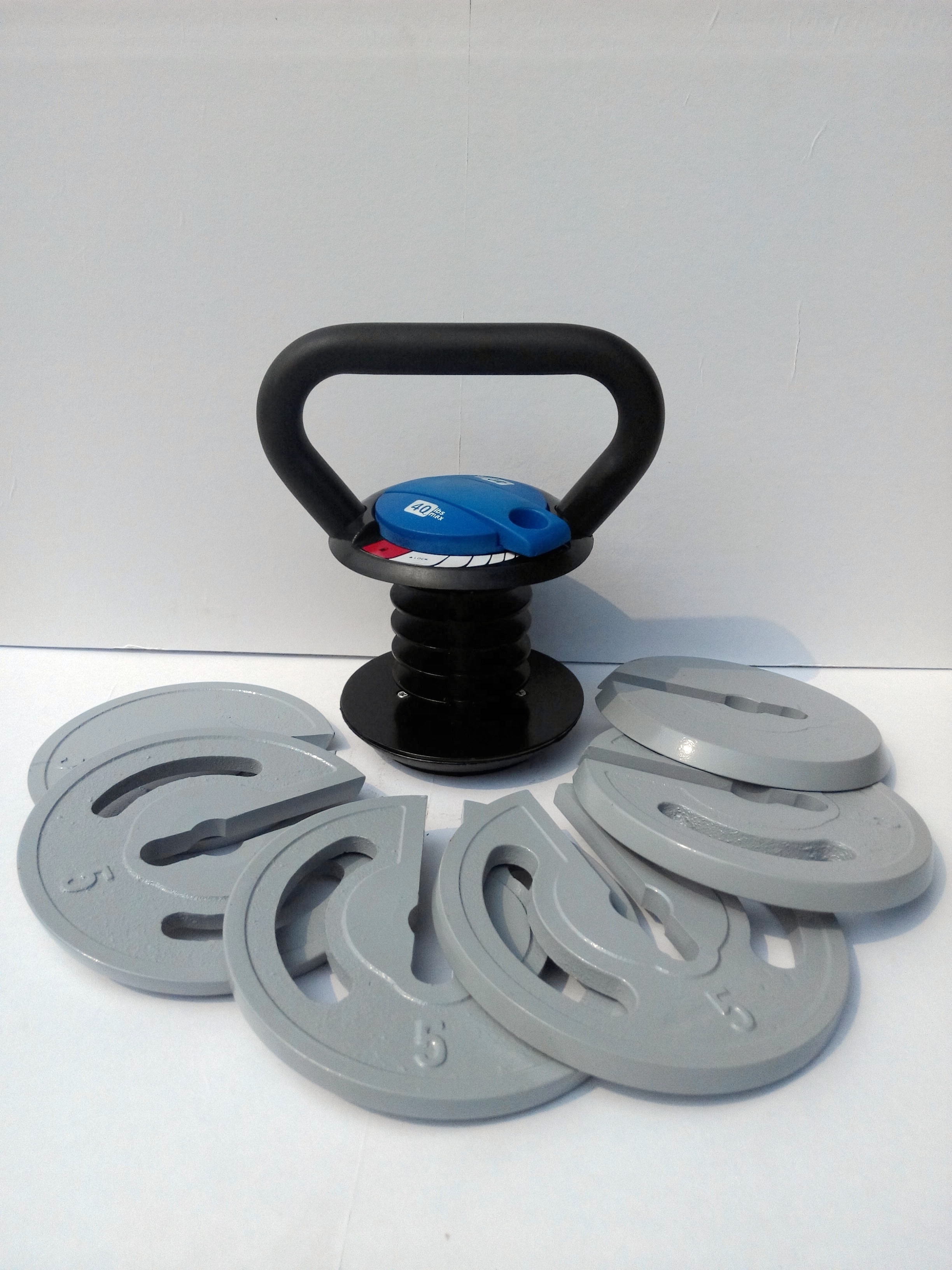 20LB OR 40LB Adjustable Kettlebell free Weight Sets Cast Iron 10lb 15lb 20lb 25lb 30lb 35lb 40 lb Kettlebells