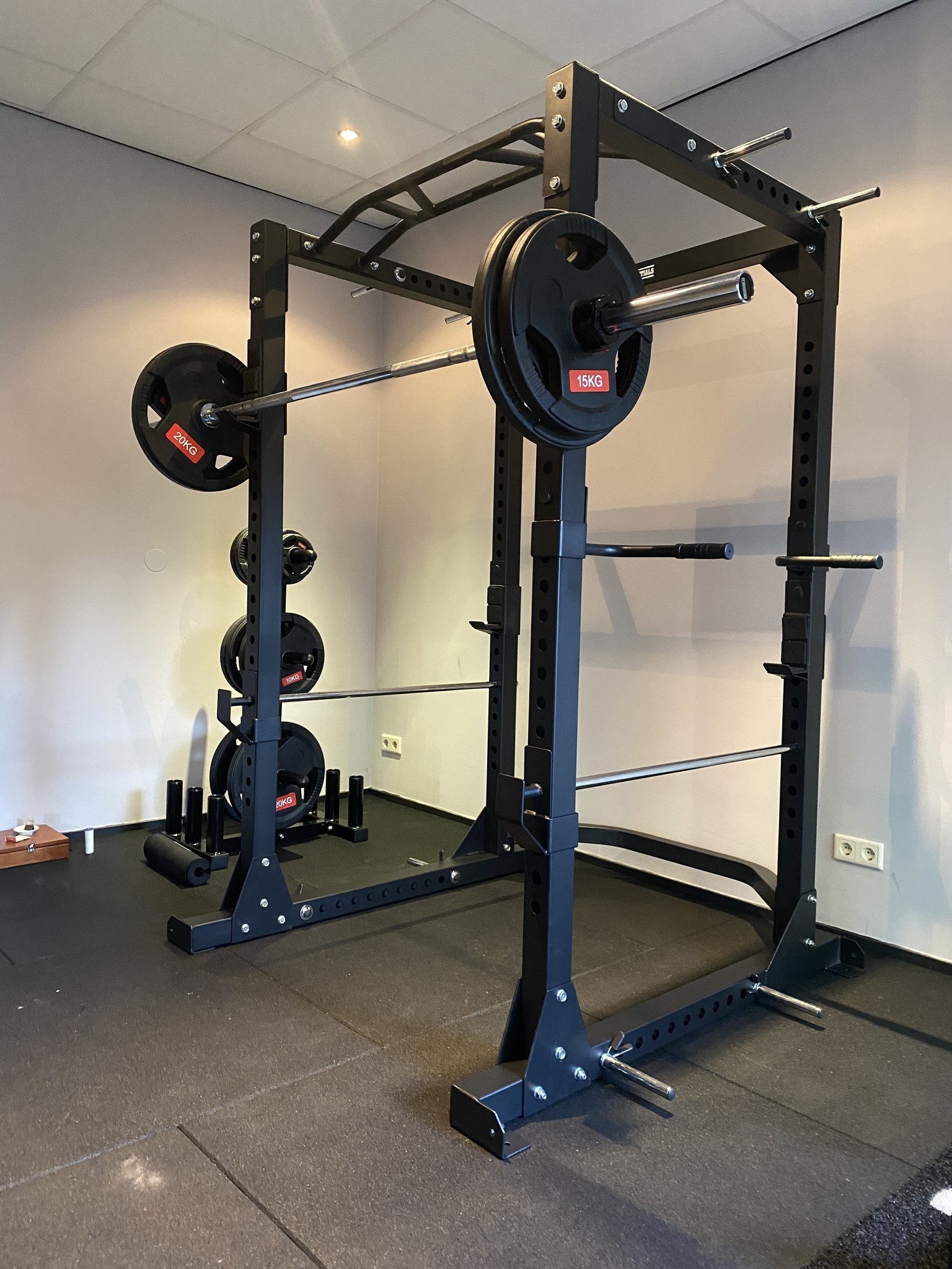 Multi crosfit Power Rack / Bench Press, Barbell, Chin - Up, Muscle Training Equipment