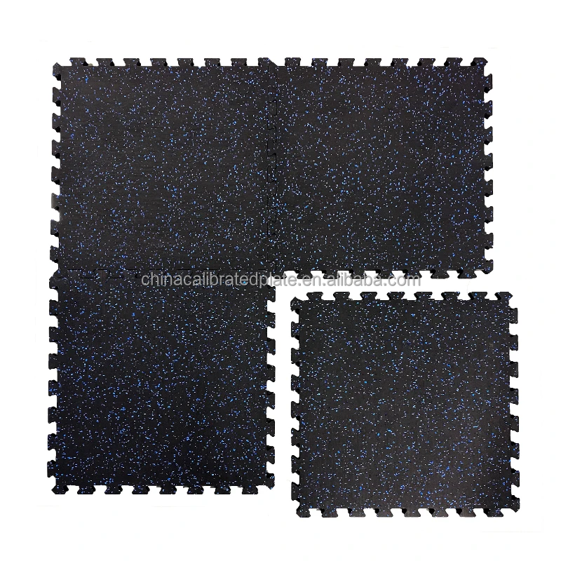 Rizhao Fujian Sports Interlocking High Quality Composited Rubber Floor Tiles/EPDM Rubber Gym Floor Rolls/15/20/25/30/40/50mm