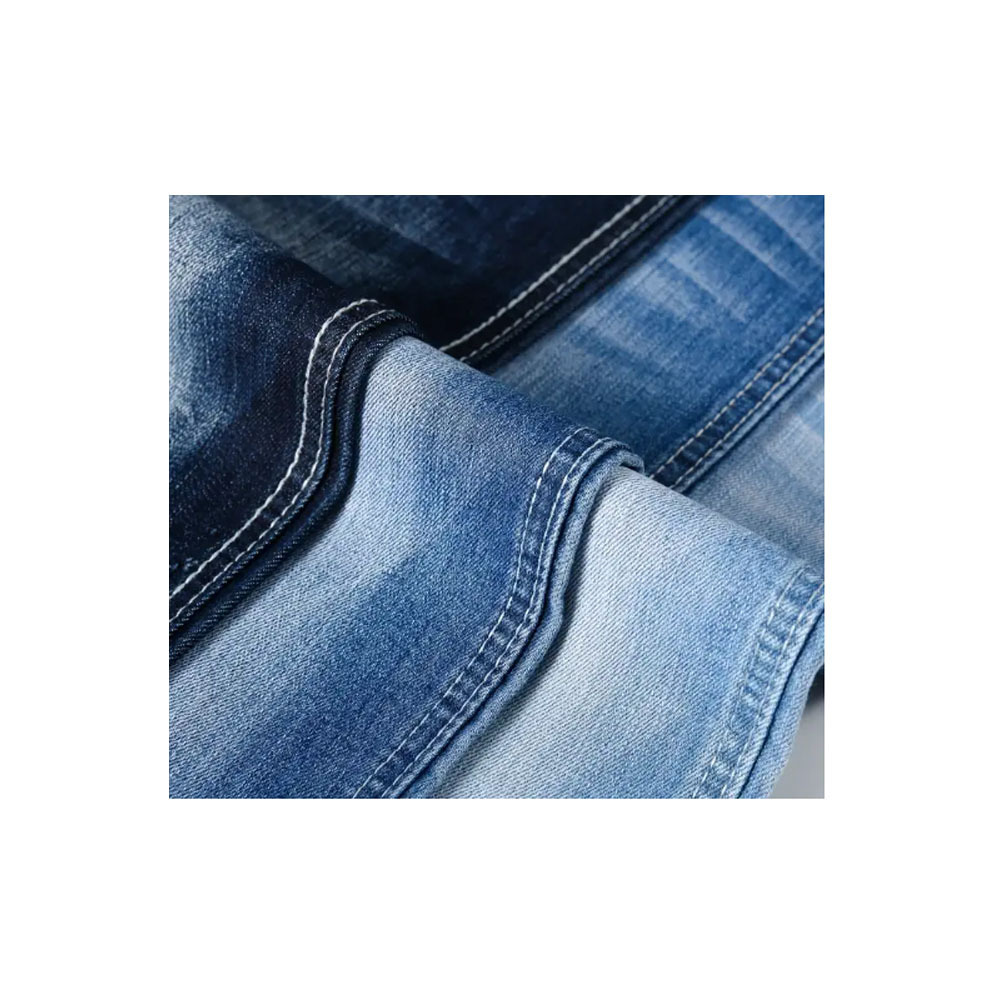 2597 Super soft OE woven TR twill stretch cotton/polyester/spandex denim fabric for jeans and pants garment