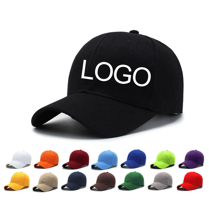 Wholesale Design Customized Caps Embroidery Logo Fashion Golf Fitted Unisex Custom Baseball Sports Hats Caps