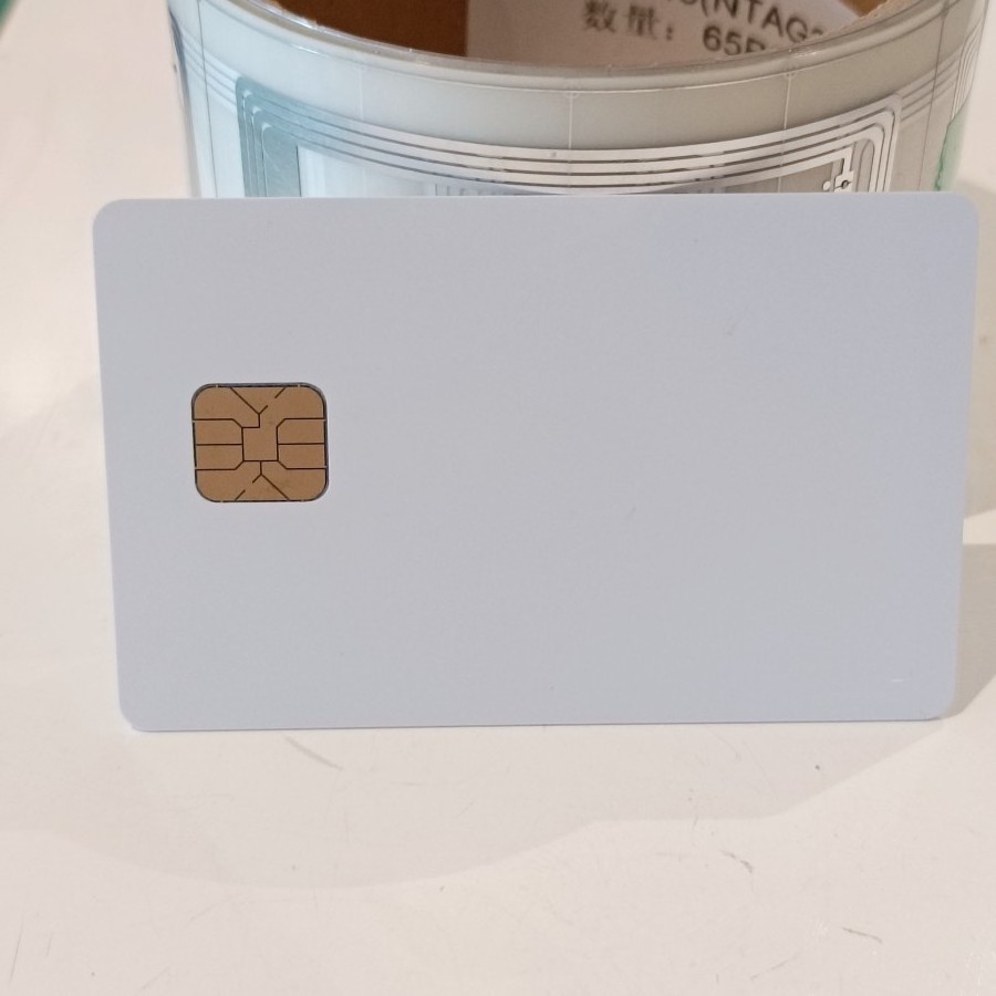 Customized Printing PVC RFID With Chip FM4428 Blank Plastic ID Card Custom Contact Smart IC Card