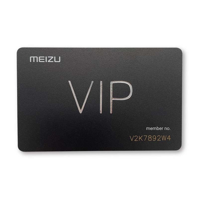 Cardy Customized Gold VIP Card HF RFID Loyalty Card 13.56MHz Original NTAG 213/215/216  NFC Membership Card