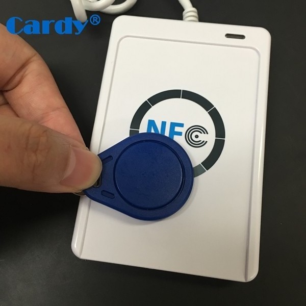 Portable USB Connect 13.56MHz ISO14443A NFC Reader ACR122U RFID Card Tag Writer