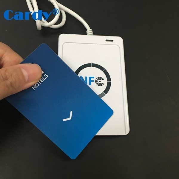 Portable USB Connect 13.56MHz ISO14443A NFC Reader ACR122U RFID Card Tag Writer