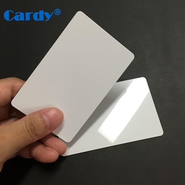 Standard CR80 Size Glossy Surface MIFARE Classic 1K 1356MHz RFID Blank PVC Card