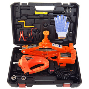 Good supplier manual mechanical car jacks 3T 42CM  scissor jack & Electric wrench suit for sale