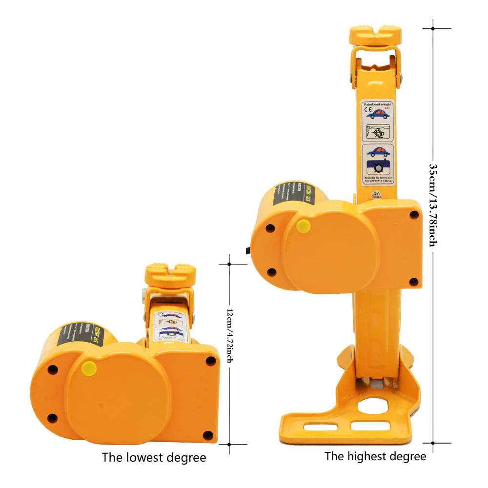 Electric jack set 12v automatic car repair tool kit lift jack set