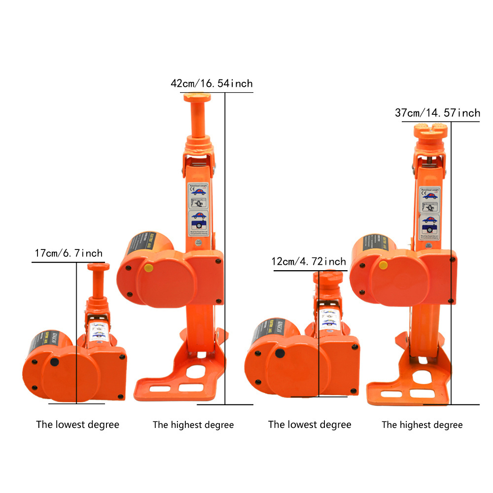 Car emergency tools electric jack and wrench set