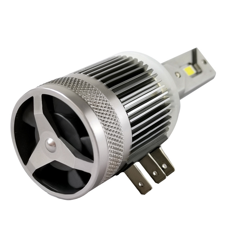 Headlight H15 Led 360 12v Car Headlight H1 H3 H4 H7 H11B H15 4000LM auto led light bulb with fan