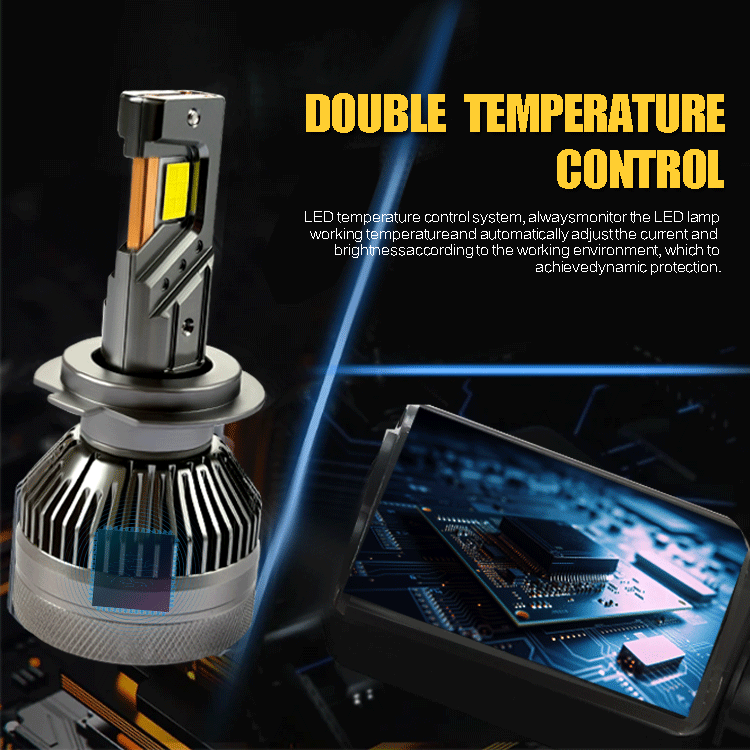 Hot Sale Auto Led Headlight Bulbs For Ford Ranger Mustang Style 30000LM H4  H7 H11 9005 9006 H13 Canbus Car Led Headlight Bulbs