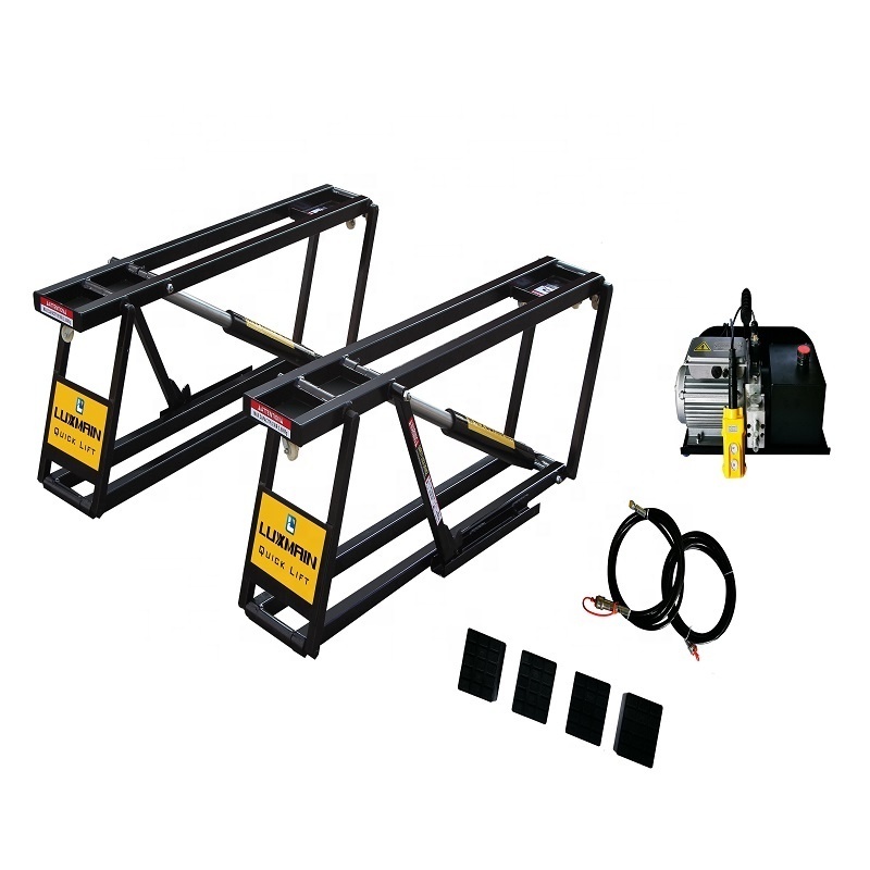 3500kg Hydraulic Scissor Repairing Car Mobile Portable Home Garage Workshop Ramp Car lifts