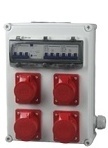 CEE-08 3 phase male female plug socket, multiple Socket Box, distribution box