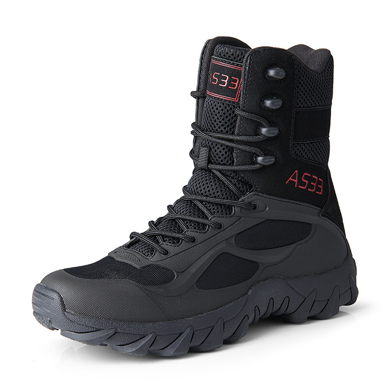 China Cema Ultra Light Shoes Hiking Climbing Breathable Desert Tactical Combat Boots