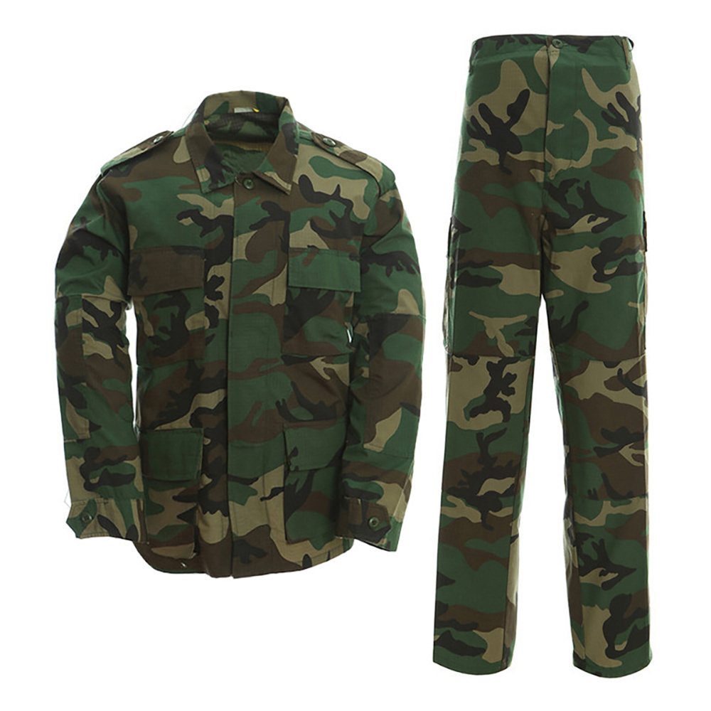 China Cema Tactic Uniform Combat Camouflage Ripstop BDU Tactical Uniform