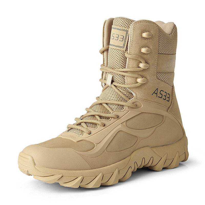 China Cema Ultra Light Shoes Hiking Climbing Breathable Desert Tactical Combat Boots