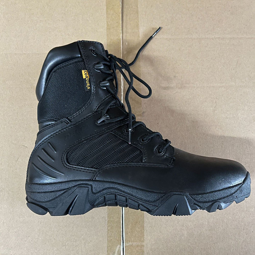 Wholesale Rubber Leather Waterproof Shoes Hiking Climbing Desert Tactical Delta Combat Boots