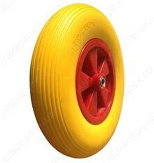 16 inch Wheelbarrow Wheel Flat Free Tire 400-8 PU foam Wheels