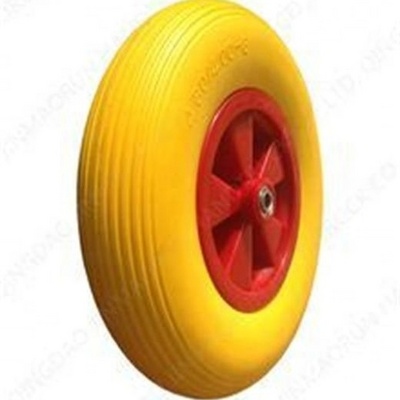 16 inch Wheelbarrow Wheel Flat Free Tire 400-8 PU foam Wheels