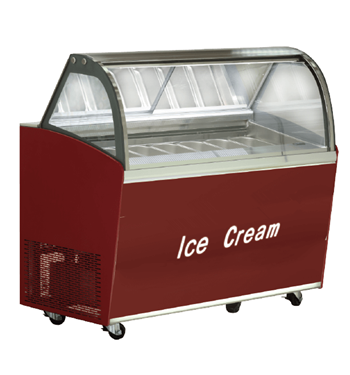 Ice Cream Showcase freezer for shop