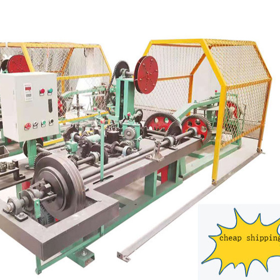 China used 4 thorns fully manual automatic best price mold csc south africa barbed wire making machine for sale