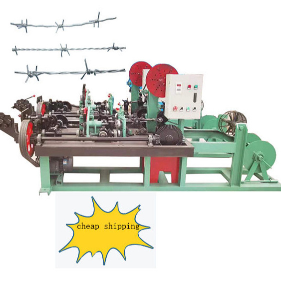 China used 4 thorns fully manual automatic best price mold csc south africa barbed wire making machine for sale