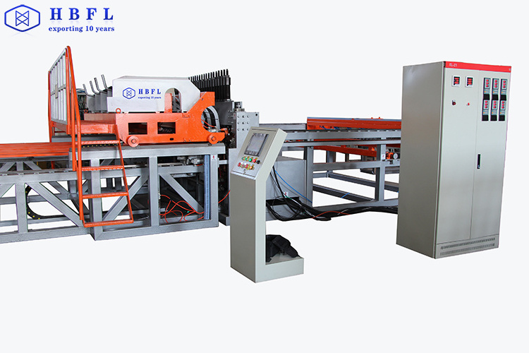 HBFL automatic reinforcing galvanized steel fence mesh roll making welding machine /automatic welded wire mesh factory price