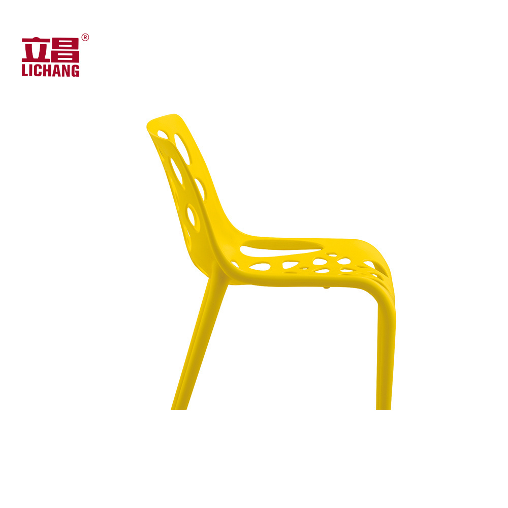 Outdoor Modern carved design Plastic dining chairs for Hotel Restaurant Garden Dining hall Living room events Wholesale PP chair