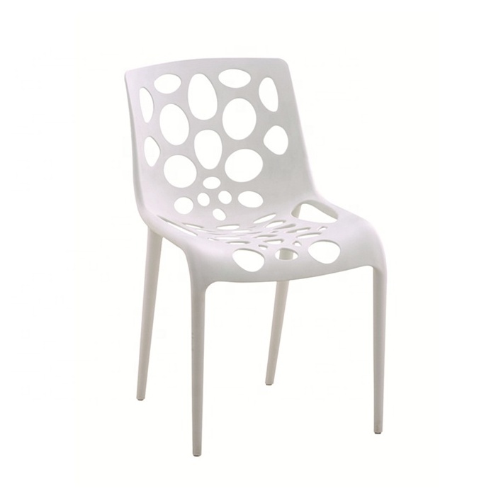 Outdoor Modern carved design Plastic dining chairs for Hotel Restaurant Garden Dining hall Living room events Wholesale PP chair