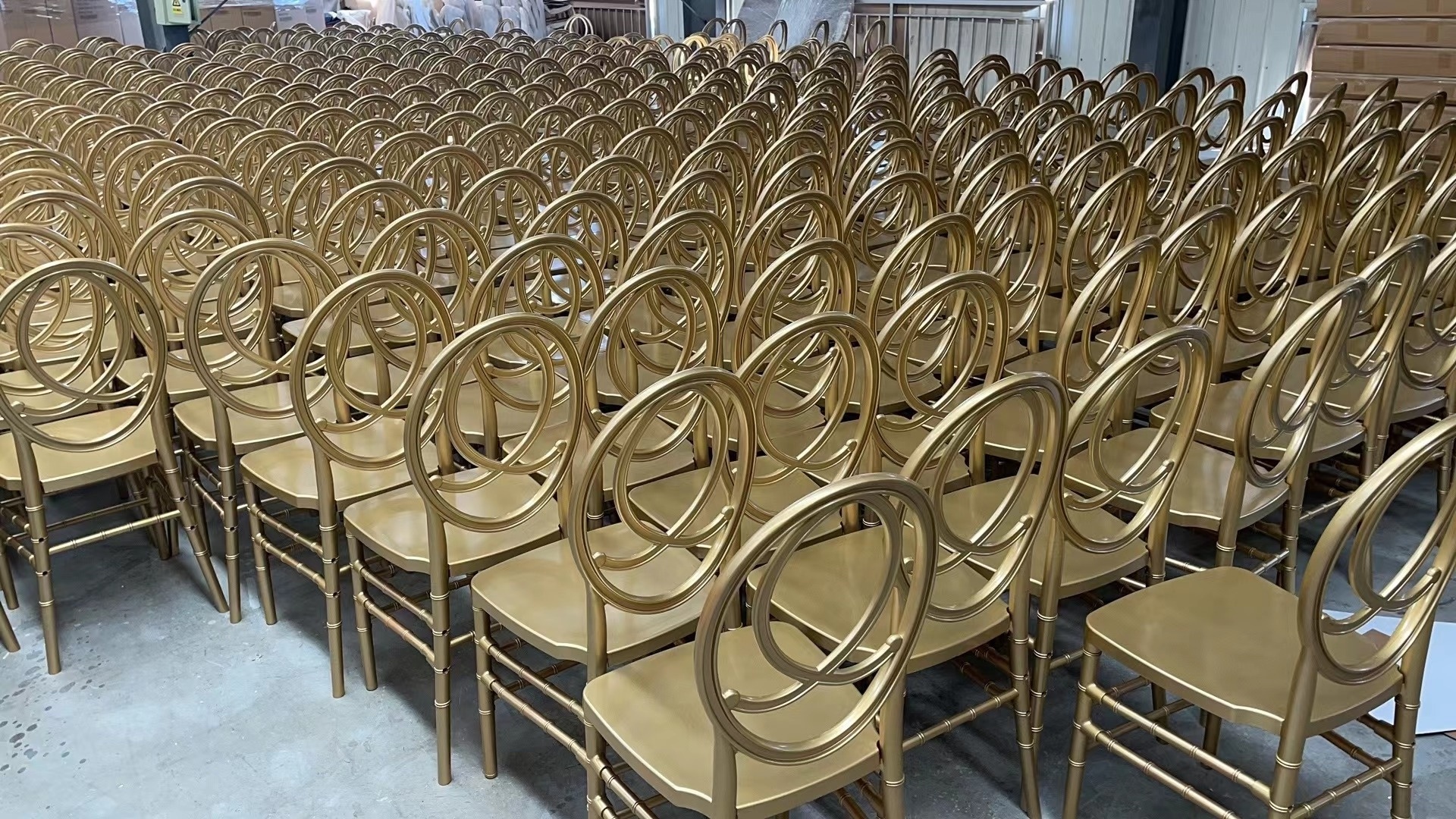 PP PC Resin Plastic Wedding Event Party Rental Banquet Wedding Infinity Phoenix Chiavari Chair