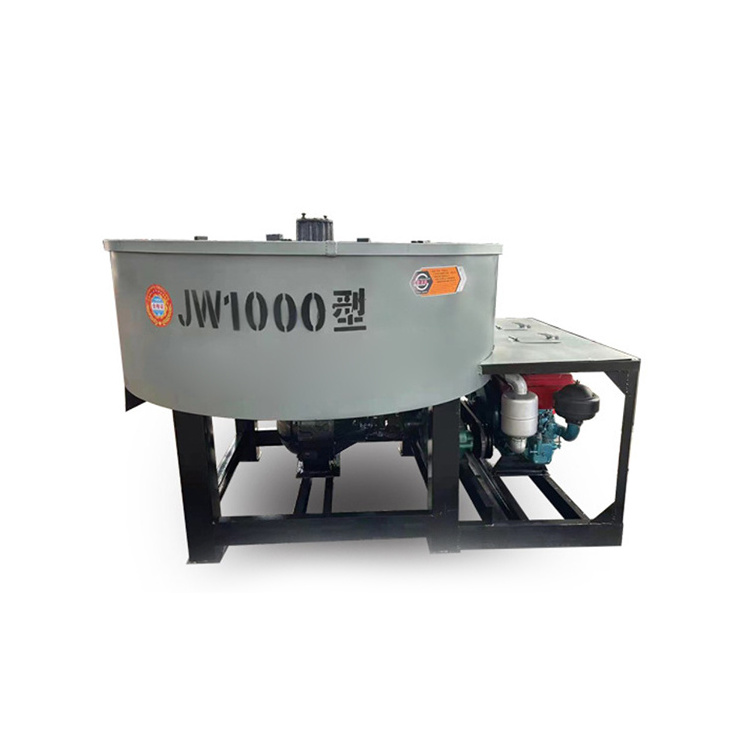 diesel concrete mixer portable concrete mixer machine pan concrete cement mixer