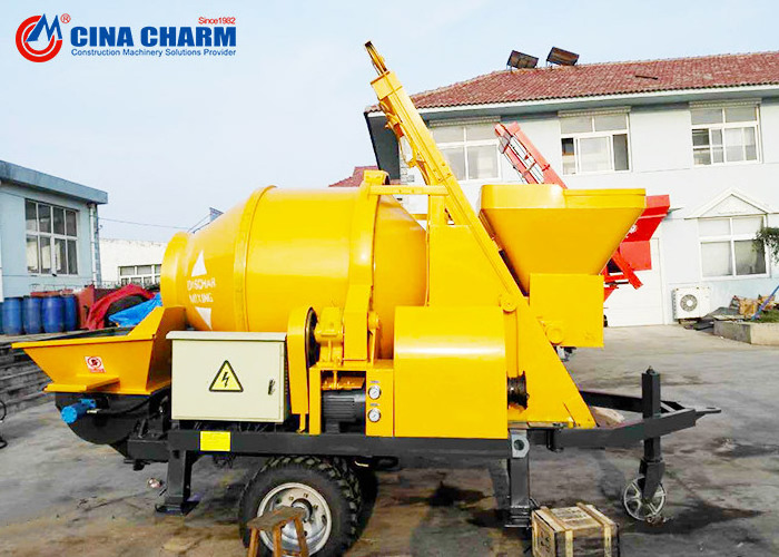 JBS40 diesel engine cement mixer pump mobile concrete mixer machine price diesel concrete pumps 40m3/h Concrete Mixer Truck