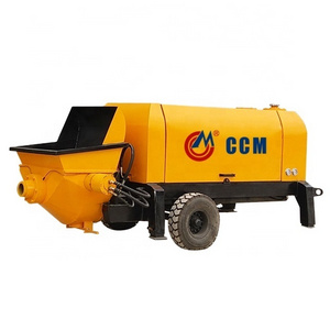 Construction Electric Tools Concrete Pump Part  HBTS 40 Diesel Trailer Concrete Pump For Sale