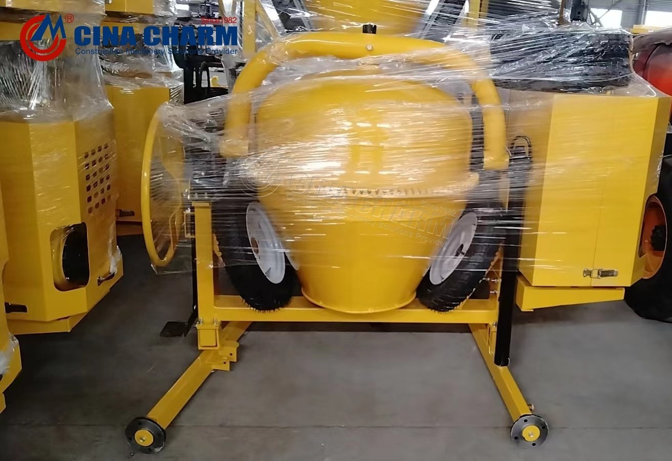 New Arrival CM350-2C Air-cooled Diesel Engine 178FS/6HP small cement mixer cheap cement mixers machine for sale