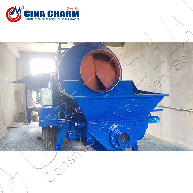 Factory price JBS40 concrete mixing pump machine with pump mixer and pump