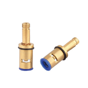 Chaoling hot sale 1/2"  low torque virgin brass double handle fast open faucet cartridge